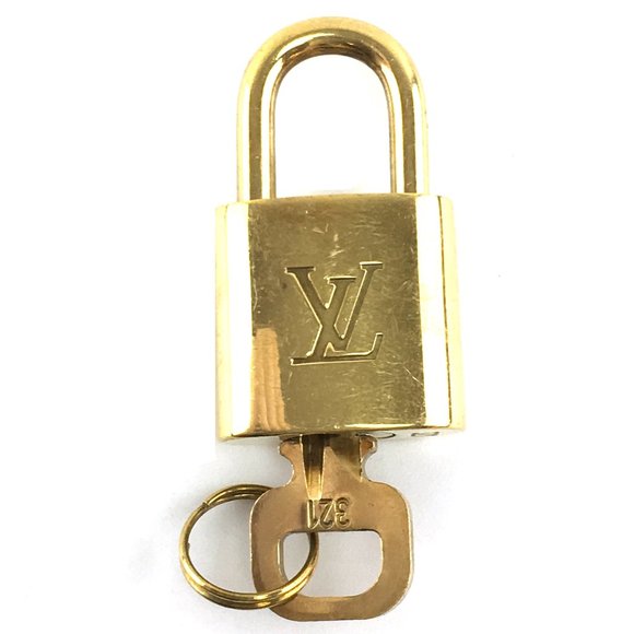 Louis Vuitton Accessories - Louis Vuitton Gold Keepall Speedy Lock Key Set#321